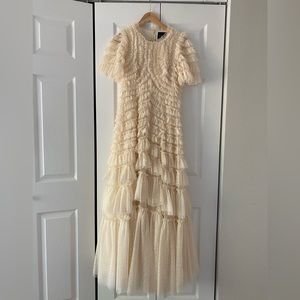 Needle & Thread Willow Ruffle Gown